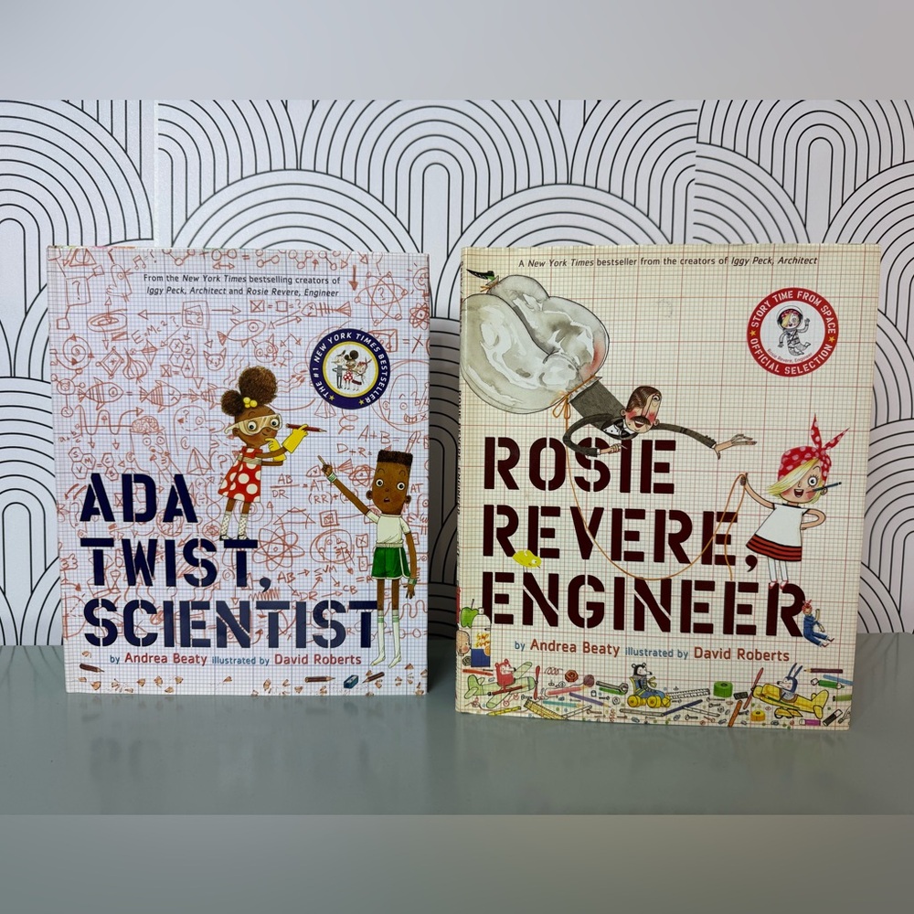 2 Book Set - Ada Twist Scientist & Rosie Revere Engineer